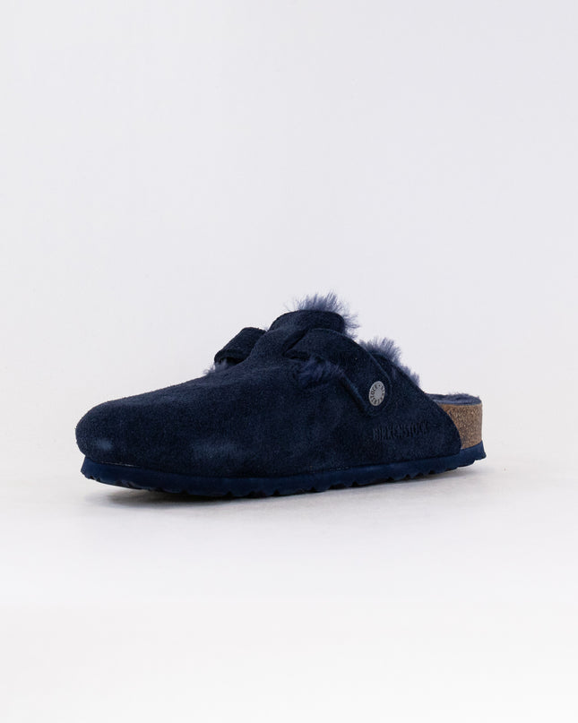 Birkenstock Boston Shearling (Women's) - Night Suede