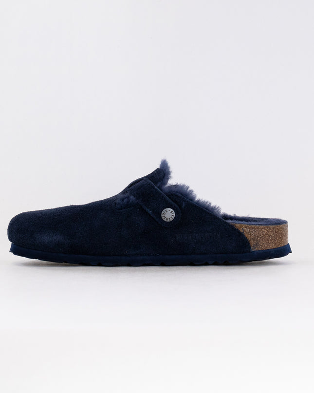 Birkenstock Boston Shearling (Women's) - Night Suede