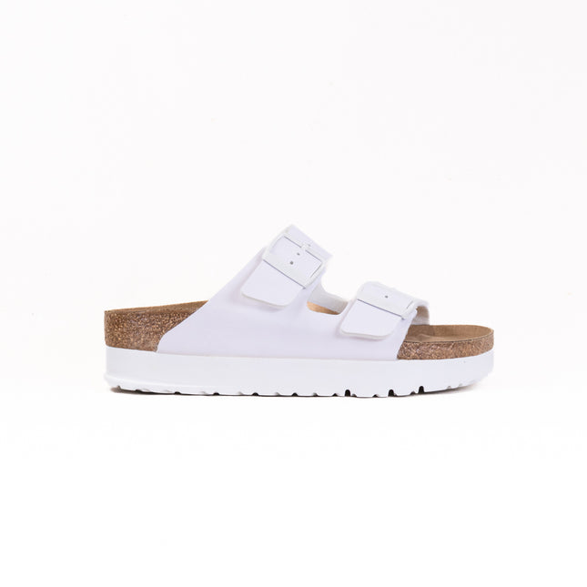 Birkenstock-Papillo Arizona Platform (Women's) - White