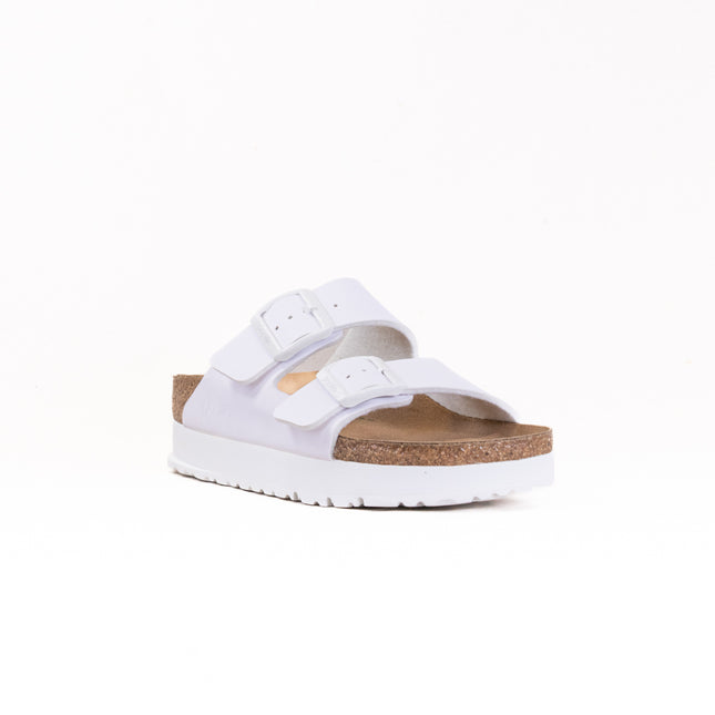 Birkenstock-Papillo Arizona Platform (Women's) - White