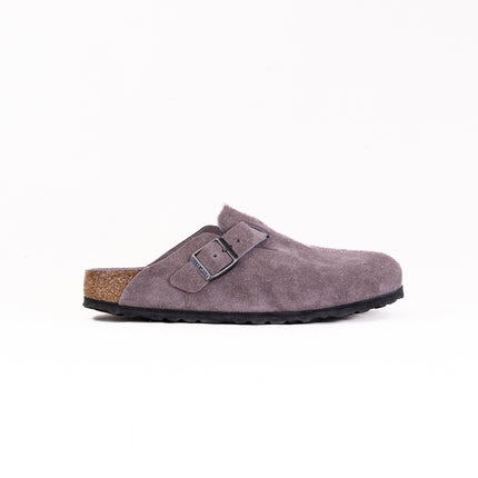 Birkenstock Boston Soft Footbed (Unisex) - Faded Purple Suede