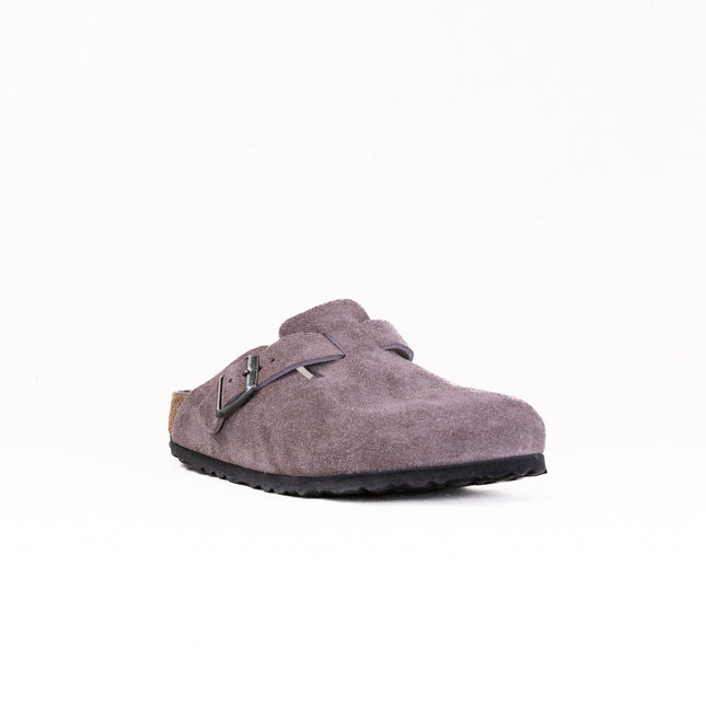 Birkenstock Boston Soft Footbed (Unisex) - Faded Purple Suede