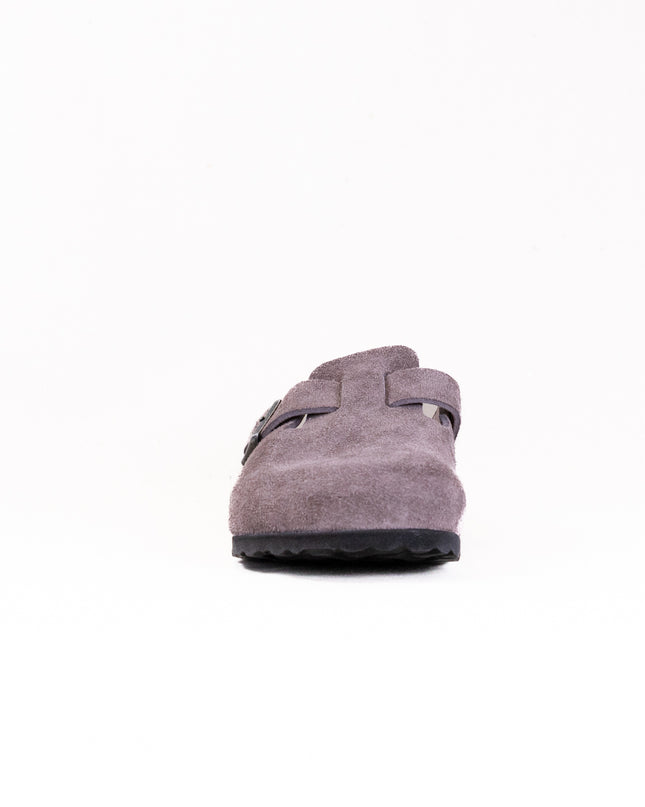 Birkenstock Boston Soft Footbed (Unisex) - Faded Purple Suede