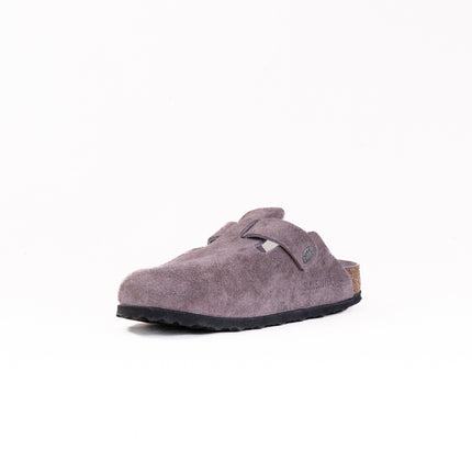 Birkenstock Boston Soft Footbed (Unisex) - Faded Purple Suede