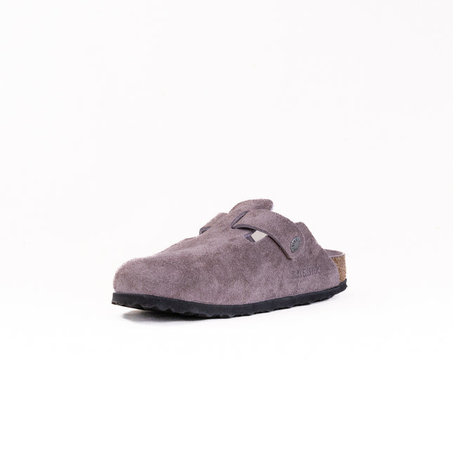 Birkenstock Boston Soft Footbed (Unisex) - Faded Purple Suede