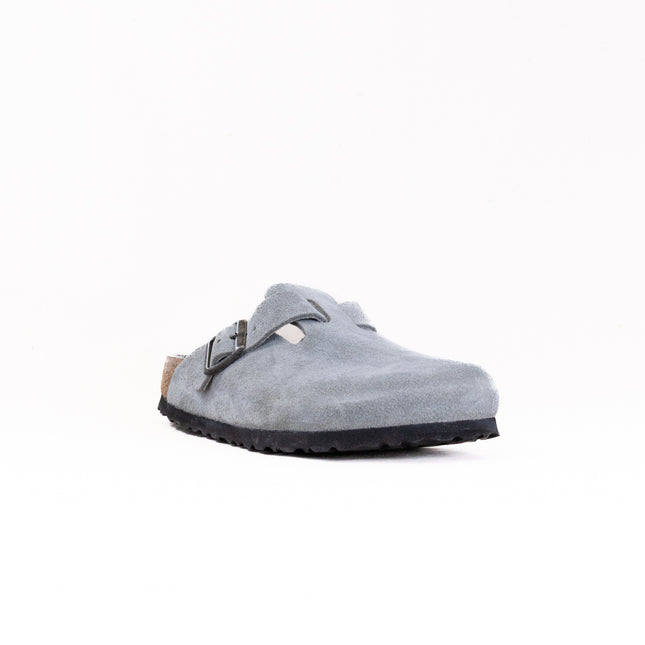 Birkenstock Boston Soft Footbed (Unisex) - Pure Sage Suede