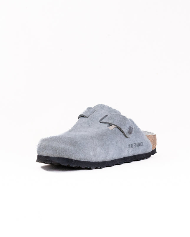 Birkenstock Boston Soft Footbed (Unisex) - Pure Sage Suede