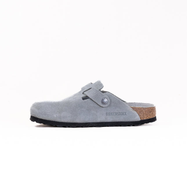 Birkenstock Boston Soft Footbed (Unisex) - Pure Sage Suede