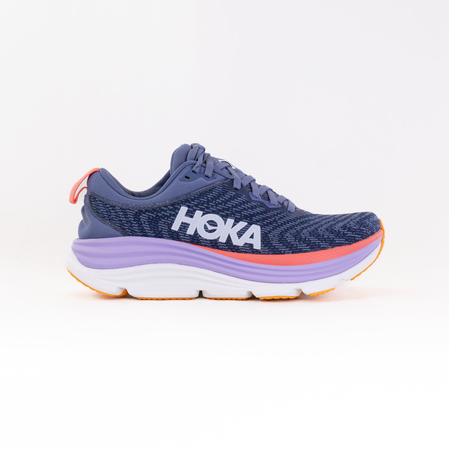 Hoka Gaviota 5 Wide (Women's) - Anchor/Grapefruit