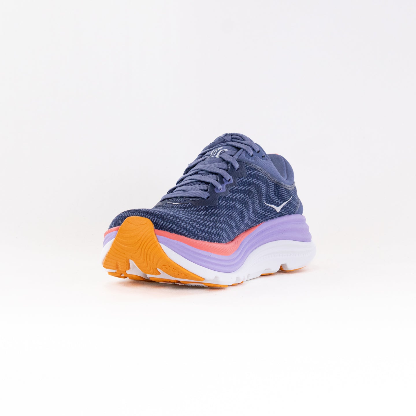 Hoka Gaviota 5 Wide (Women's) - Anchor/Grapefruit