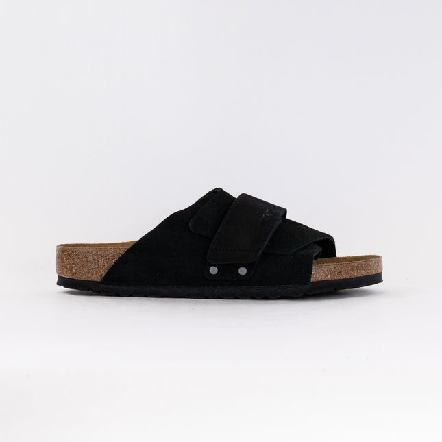 Birkenstock Kyoto (Men's) - Black Oiled Leather/Suede Leather