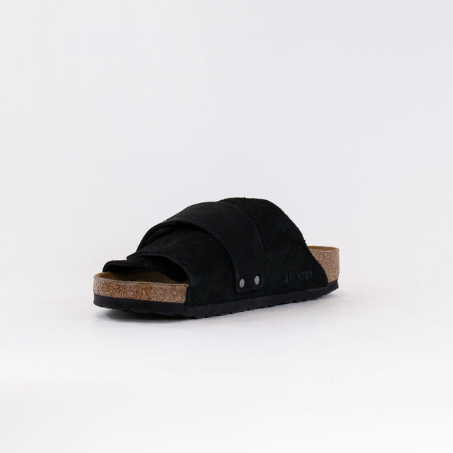 Birkenstock Kyoto (Men's) - Black Nubuck/Suede Leather