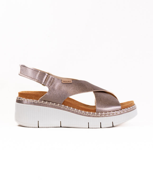 Pikolinos Gomera Wedge Sandal (Women's) - Stone