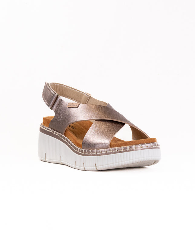 Pikolinos Gomera Wedge Sandal (Women's) - Stone
