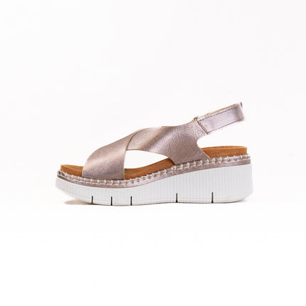 Pikolinos Gomera Wedge Sandal (Women's) - Stone