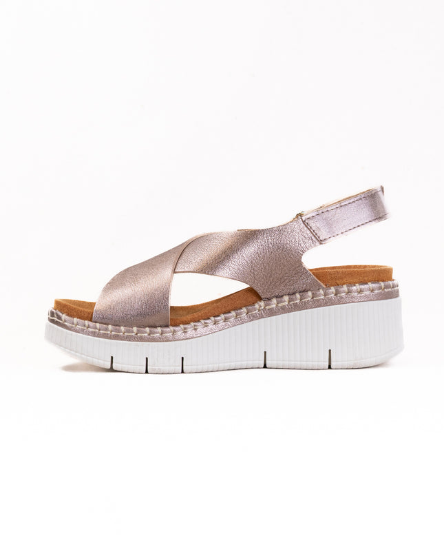 Pikolinos Gomera Wedge Sandal (Women's) - Stone