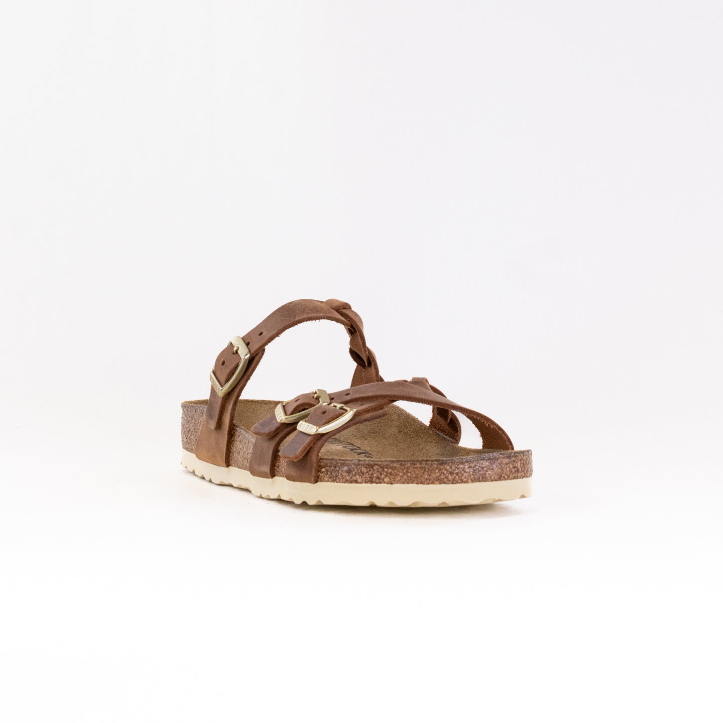 Birkenstock Franca Braided (Women's) - Cognac Oiled Leather