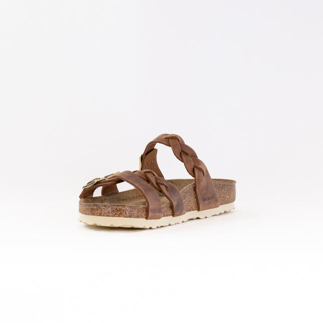 Birkenstock Franca Braided (Women's) - Cognac Oiled Leather