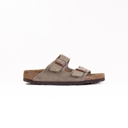 Birkenstock Arizona Soft Footbed (Unisex) - Taupe Suede