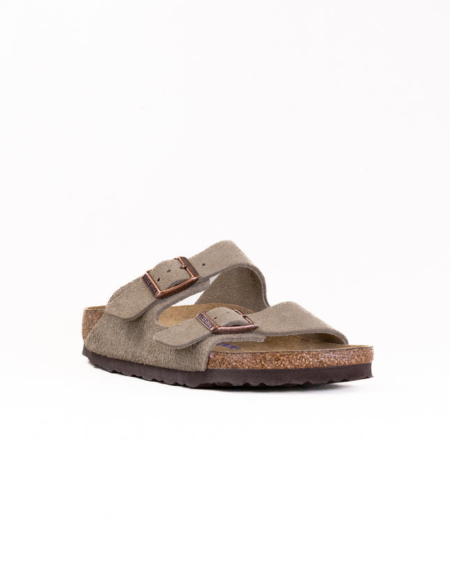 Birkenstock Arizona Soft Footbed (Unisex) - Taupe Suede