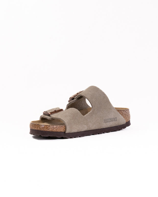 Birkenstock Arizona Soft Footbed (Unisex) - Taupe Suede