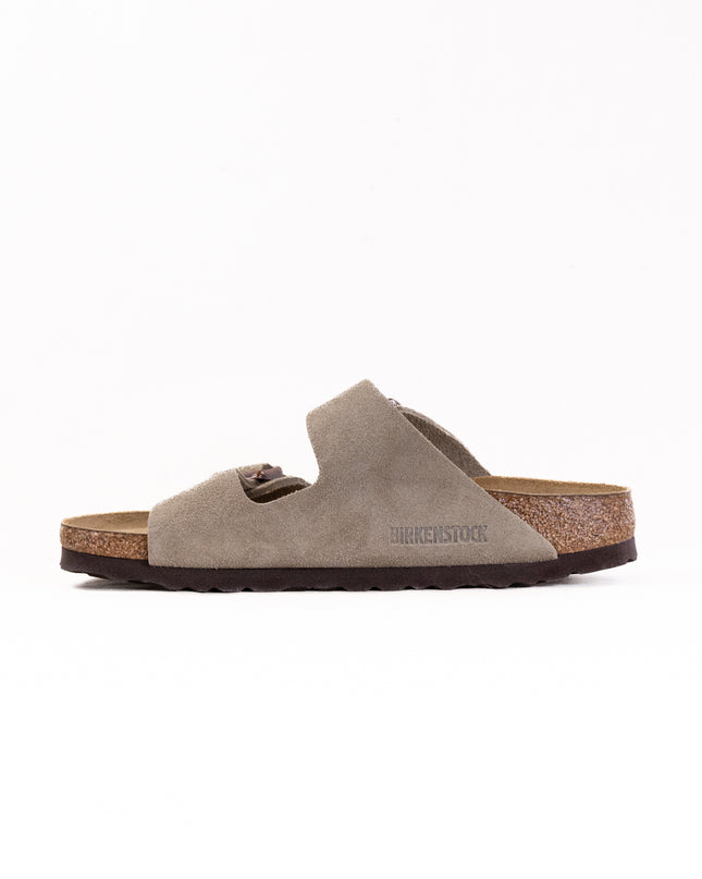 Birkenstock Arizona Soft Footbed (Unisex) - Taupe Suede