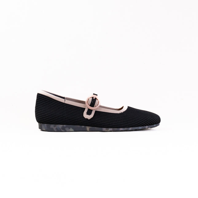 Ros Hommerson Naomi (Women's) - Black/Taupe Knit