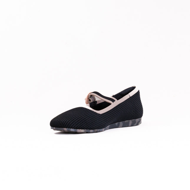 Ros Hommerson Naomi (Women's) - Black/Taupe Knit