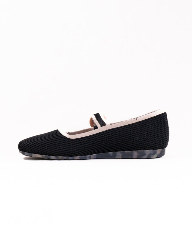 Ros Hommerson Naomi (Women's) - Black/Taupe Knit