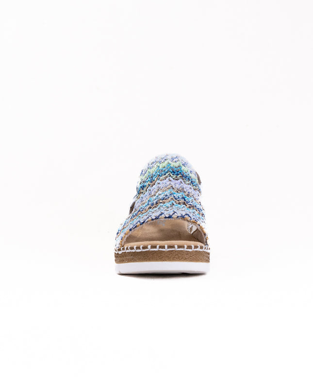 Rieker Regina V1241 (Women's) - Blue Multi/Aqua