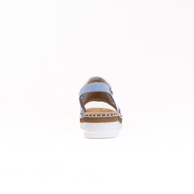 Rieker Regina V1241 (Women's) - Blue Multi/Aqua