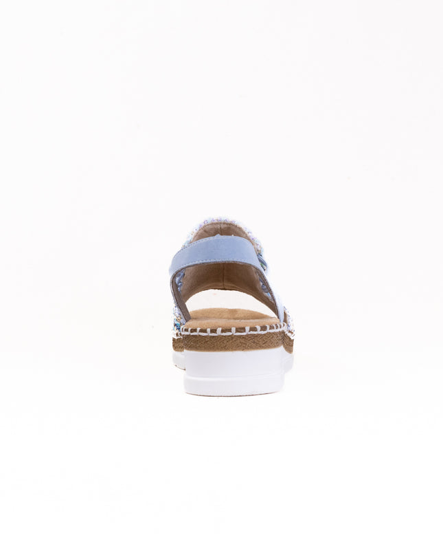 Rieker Regina V1241 (Women's) - Blue Multi/Aqua
