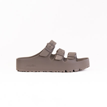 Birkenstock-Papillio Florida Flex Platform (Women's) - Gray Taupe