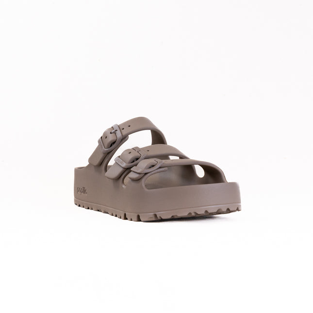 Birkenstock-Papillio Florida Flex Platform (Women's) - Gray Taupe