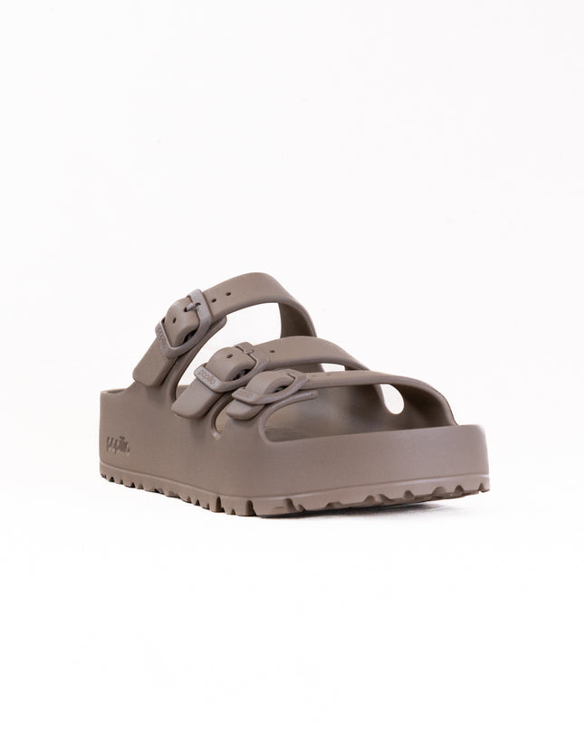 Birkenstock-Papillio Florida Flex Platform (Women's) - Gray Taupe