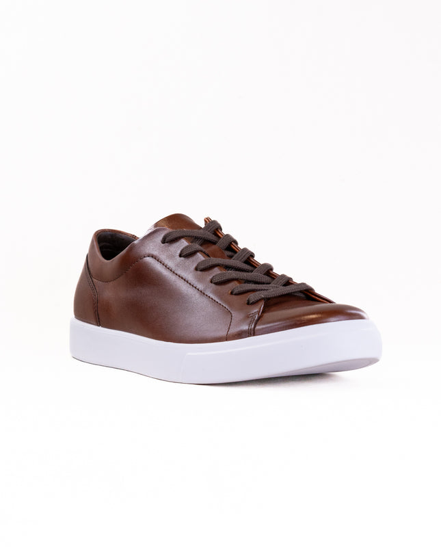 Ecco Soft 10 Lace Up Sneaker (Men's) - Cognac