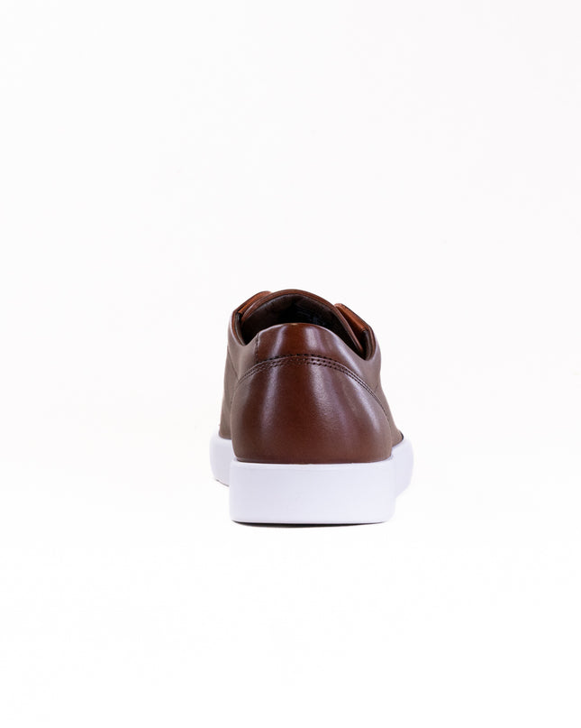 Ecco Soft 10 Lace Up Sneaker (Men's) - Cognac