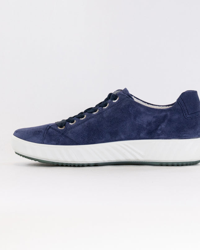 Ara Alexandria Lace Up Sneaker (Women's) - Indigo Suede