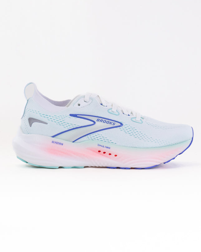 Brooks Glycerin 22 (Women's) - White/Limpet Shell/Amparo Blue