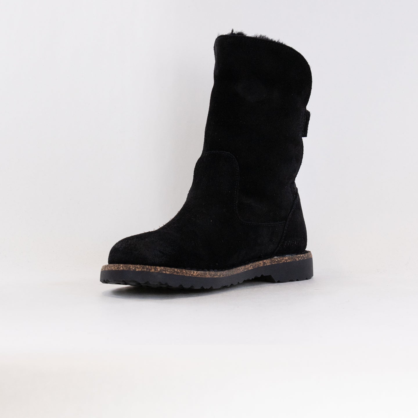 Birkenstock Uppsala Shearling (Women's) - Black Suede