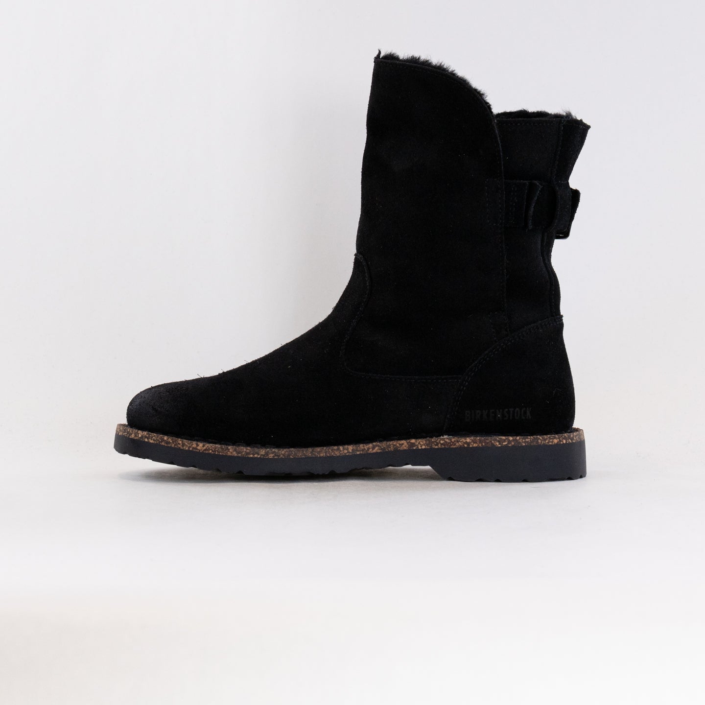 Birkenstock Uppsala Shearling (Women's) - Black Suede