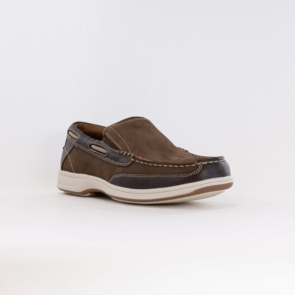 Florsheim Lakeside Moc Toe Slip On (Men's) - Brown Nubuck