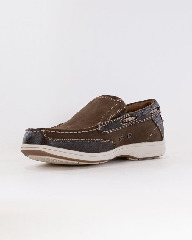Florsheim Lakeside Moc Toe Slip On (Men's) - Brown Nubuck