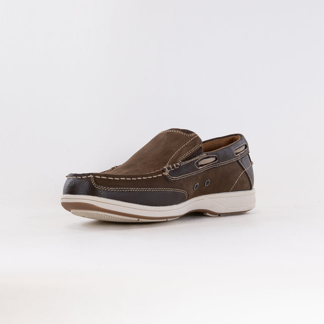 Florsheim Lakeside Moc Toe Slip On (Men's) - Brown Nubuck