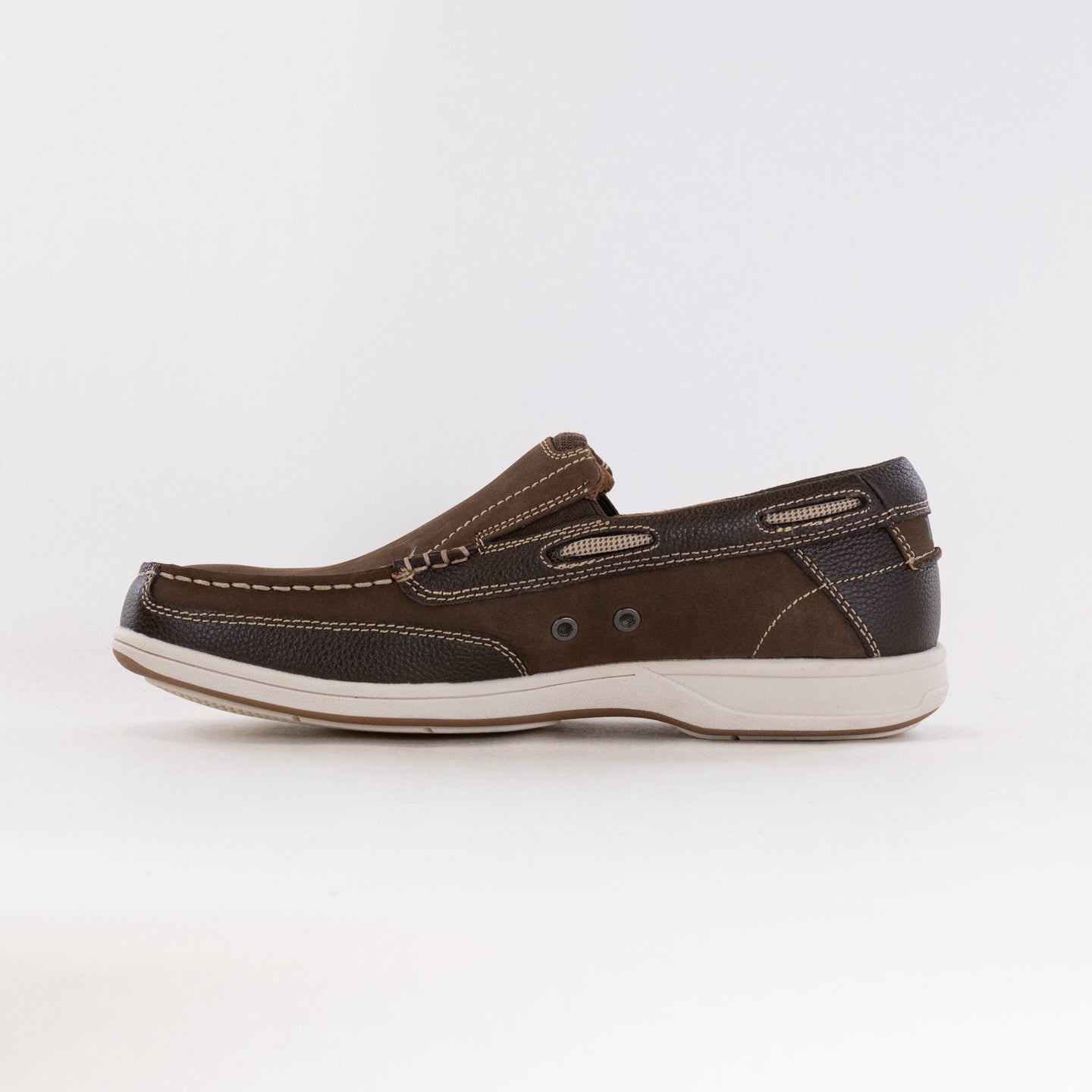 Florsheim Lakeside Moc Toe Slip On (Men's) - Brown Nubuck