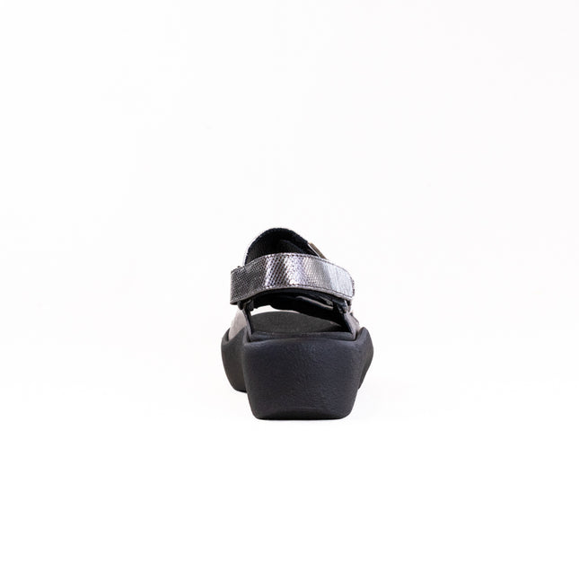 Wolky Fortune (Women's) - Shimmer Leather Metal