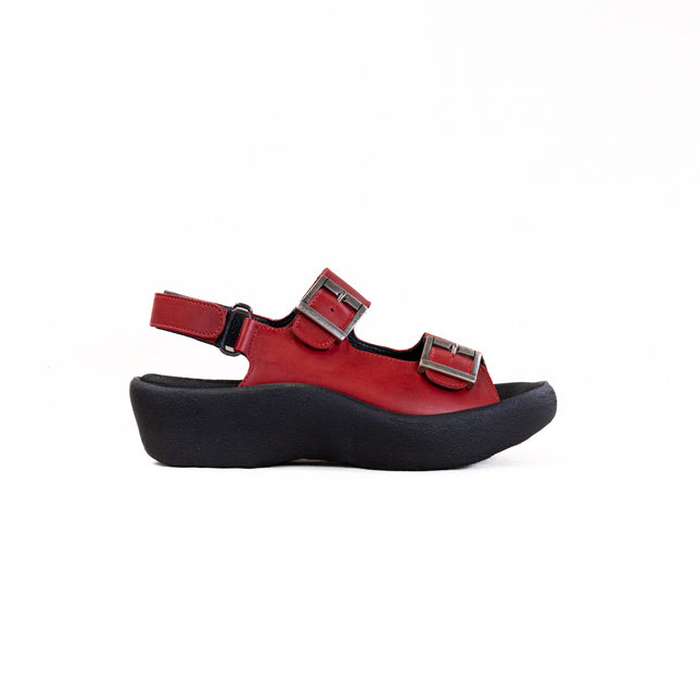 Wolky Fortune (Women's) - Red Leather