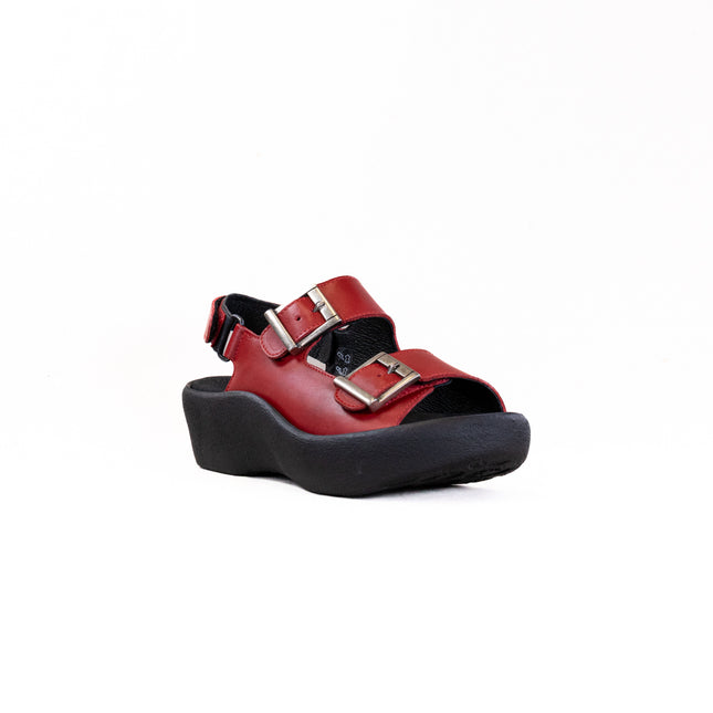Wolky Fortune (Women's) - Red Leather