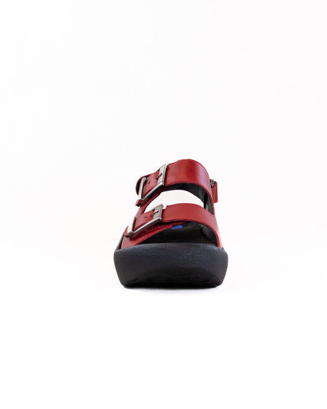 Wolky Fortune (Women's) - Red Leather
