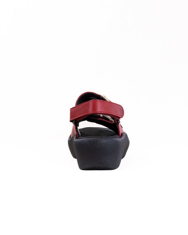 Wolky Fortune (Women's) - Red Leather